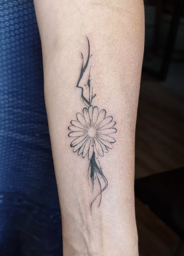 Illustration pour &laquo; Tatoueur floral &agrave; Grenoble : id&eacute;es, compositions et erreurs &agrave; &eacute;viter &raquo; au Studio Pixel &agrave; Grenoble