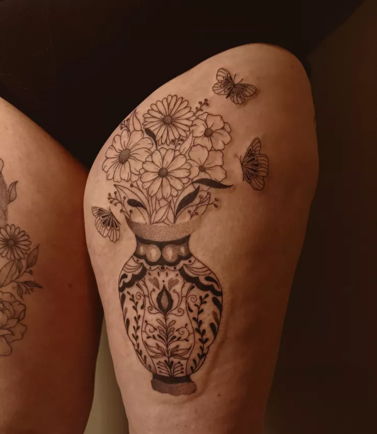 Illustration pour &laquo; Tatoueur homme ou femme : est-ce que &ccedil;a change vraiment ? &raquo; au Studio Pixel &agrave; Grenoble
