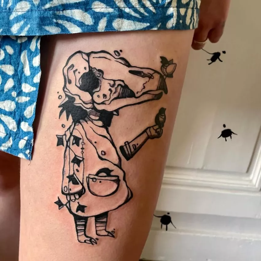 Illustration pour &laquo; Premier contact avec un tatoueur : quoi envoyer pour avoir une r&eacute;ponse utile &raquo; au Studio Pixel &agrave; Grenoble