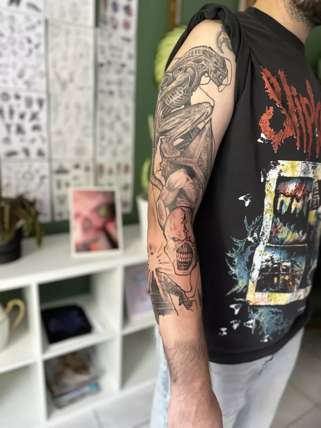 Illustration pour &laquo; Hygi&egrave;ne tatouage : ce qui doit &ecirc;tre propre, st&eacute;rile et jet&eacute; &raquo; au Studio Pixel &agrave; Grenoble